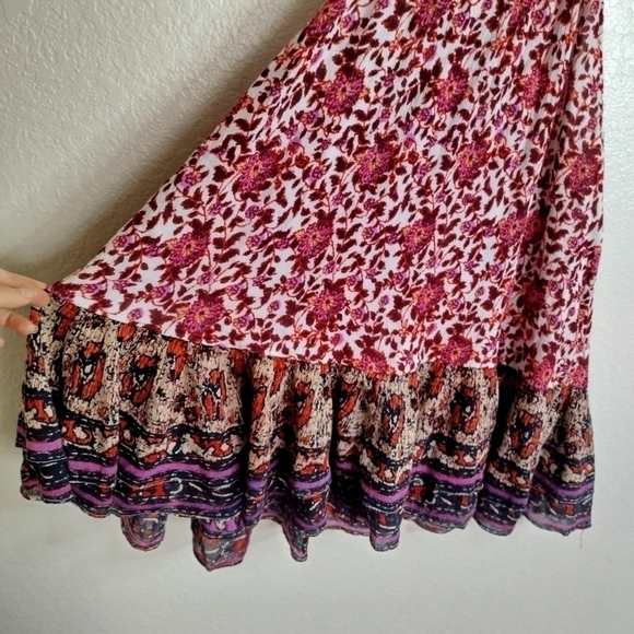 Free People Lyla Mini swing Dress sz L - Picture 4 of 8